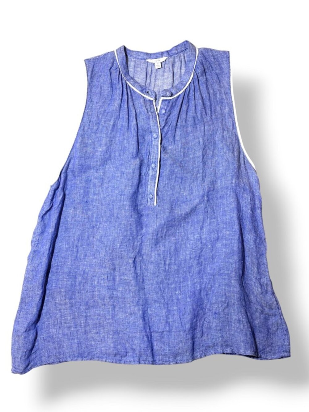 joie 100% linen sleeveless top